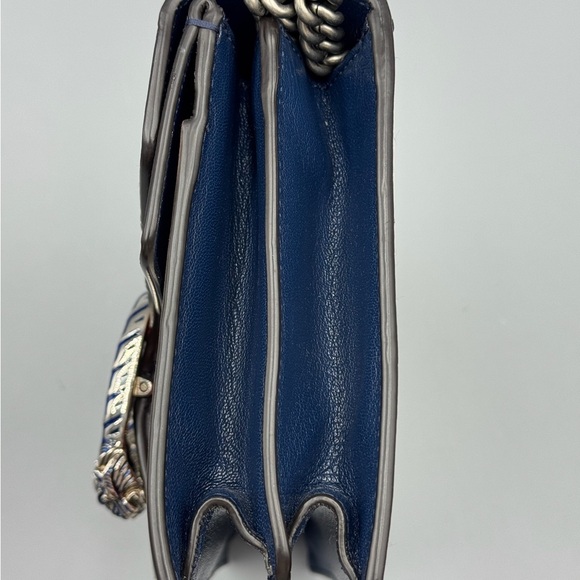 Gucci Red and Blue Striped Medium Dionysus - Picture 5 of 15